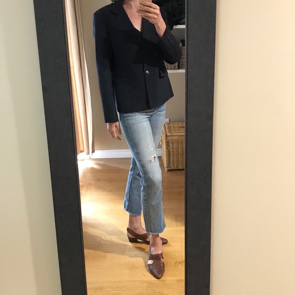 Vintage Navy Blazer. - Picture 3 of 9